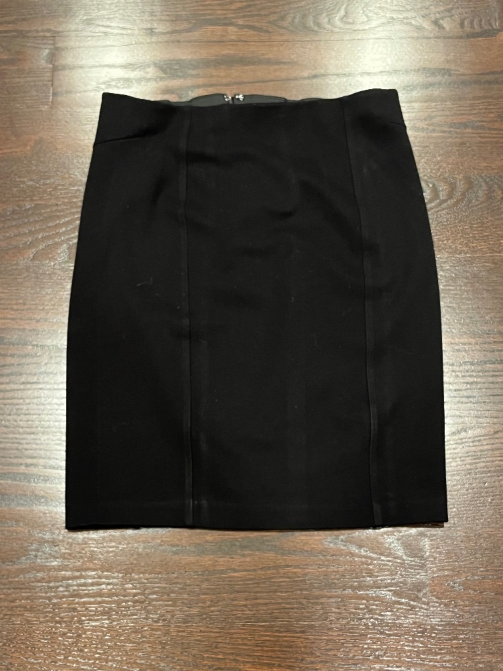 Premise Black Straight Pencil Midi Skirt M